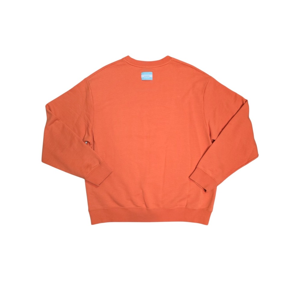 KROST x TOMS We're All Friends Here Sweatshirt Orange Cotton Crewneck Large - Picture 2 of 7